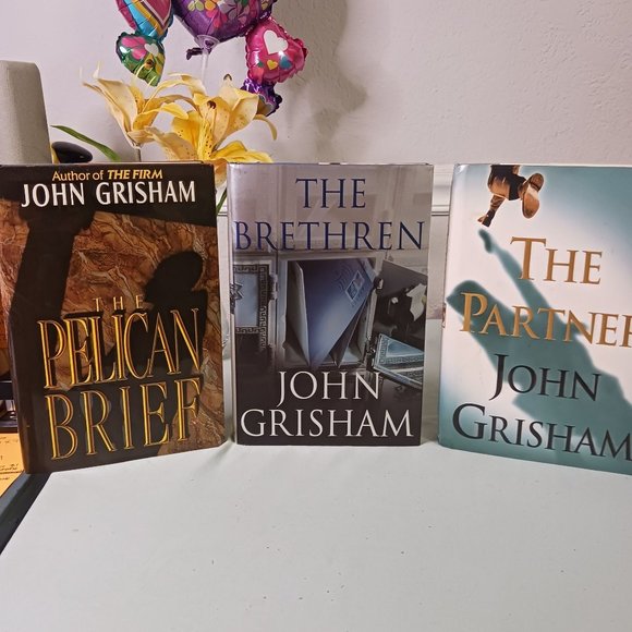 John Grisham Books - The Partner, The Brethren, The Pelican Brief - Picture 1 of 6